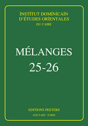 Melanges De Lınstıtut Dominicain Detudes Orientales Du Caire 